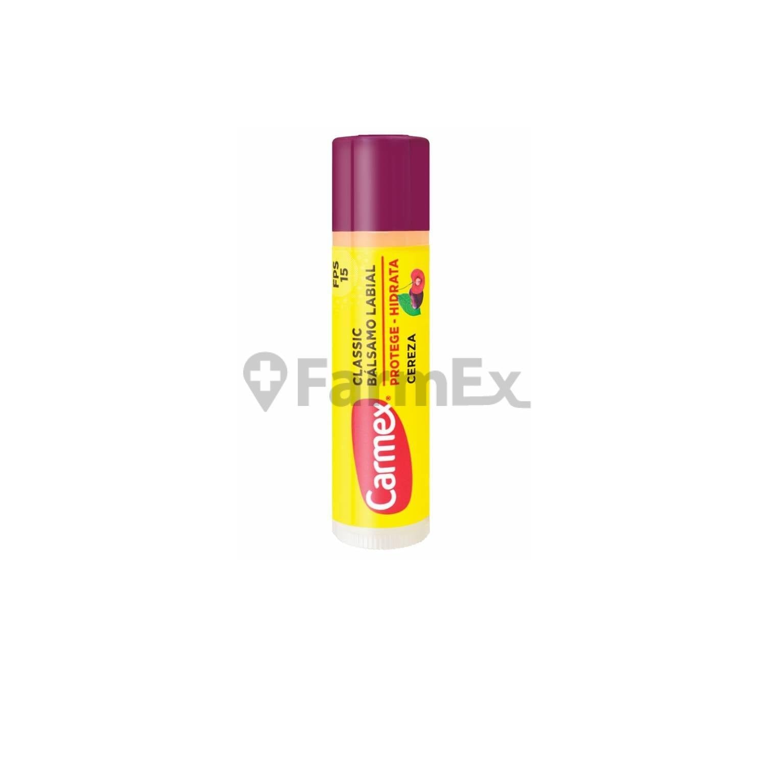 Carmex Bálsamo Labial " Cereza" en Barra 4,25 Gr CARMEX